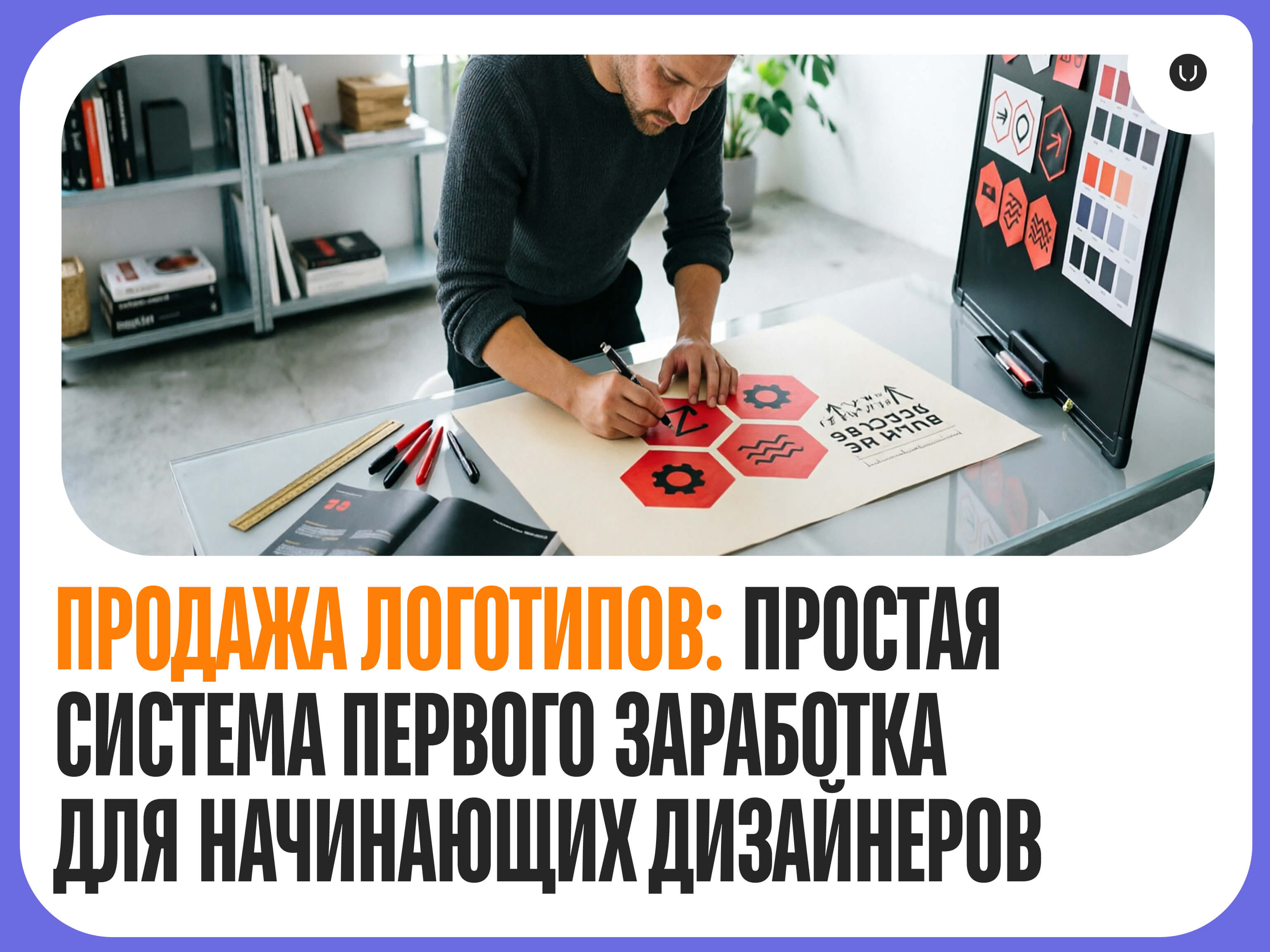 Работа с логотипами: как зарабатывать на дизайне и получать первые заказы